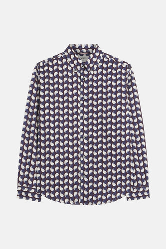 Chemise à manches longues - bleu