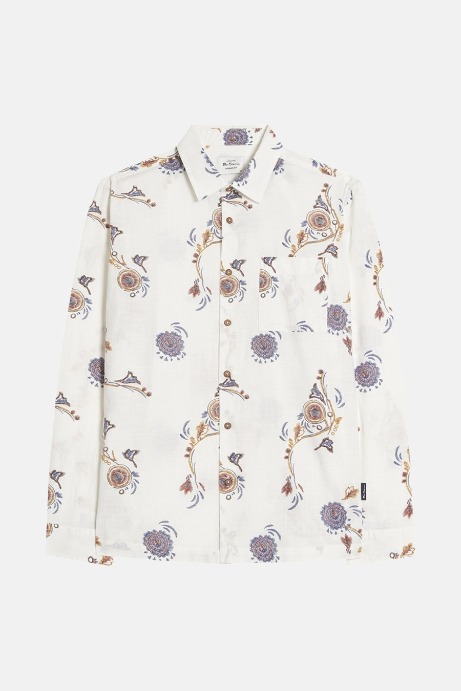 Chemise à manches longues - multicolore