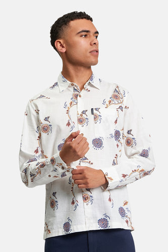 Chemise à manches longues - multicolore