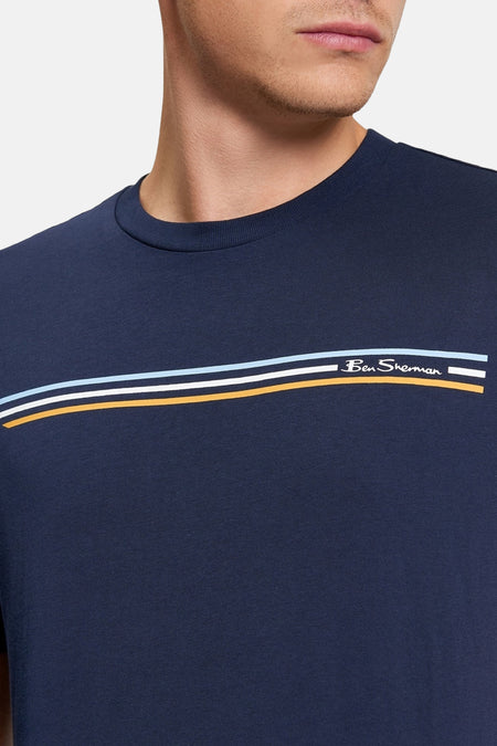 T-shirt (korte mouwen) blauw - BEN SHERMAN