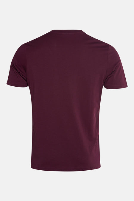 T-shirt met korte mouwen - Bordeaux