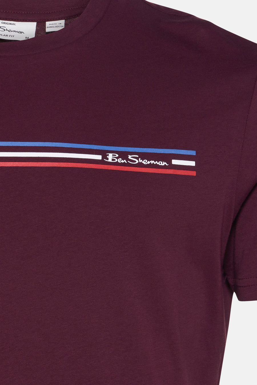 T-shirt à manches courtes - Bordeaux