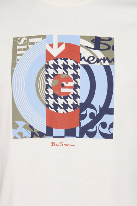 T-shirt met korte mouwen - ecru