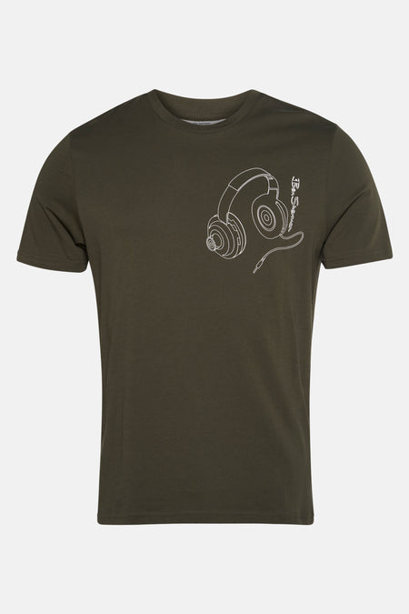 T-shirt met korte mouwen - Kaki