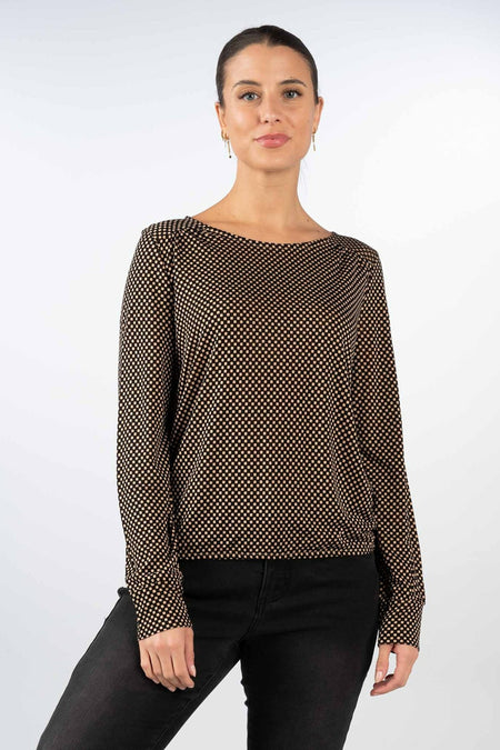 Blouse - bruin