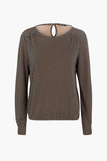 Blouse - bruin