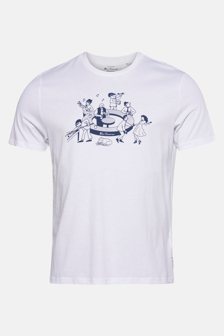 T-shirt met korte mouwen - wit