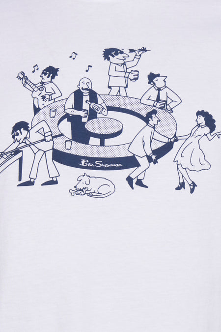 T-shirt met korte mouwen - wit