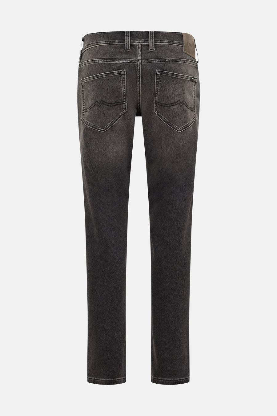 Jean slim gris foncé de Mustang, dos avec poches classiques et texture subtilement délavée