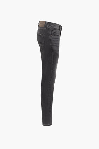 Donkergrijze slim fit jeans van MUSTANG, met lichte wassing en subtiele details.