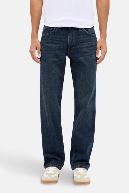 Jeans straight blue black denim - MUSTANG