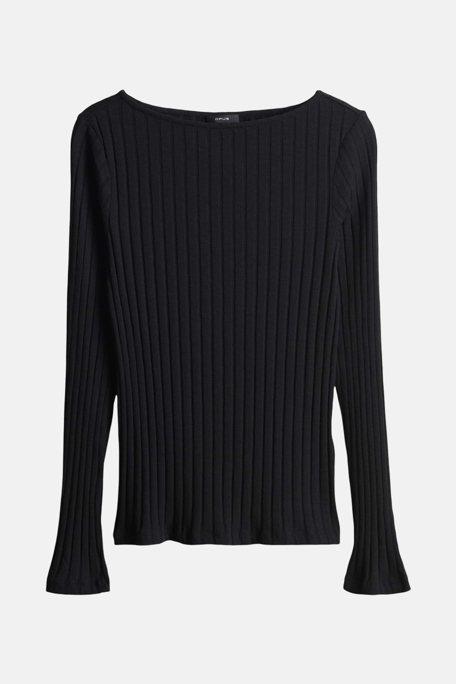 Pull met ronde hals - zwart