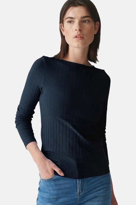 T-shirt met lange mouwen - blauw