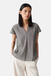 Blouse à manches courtes - Kaki