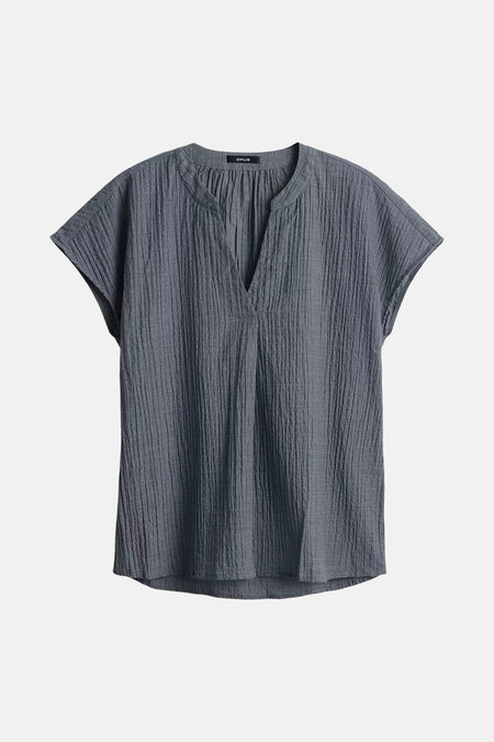 Blouse à manches courtes - Kaki