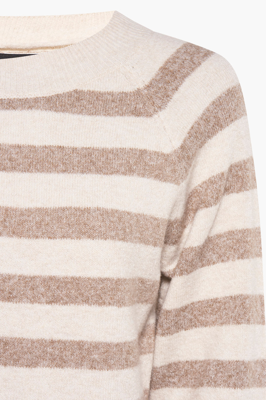 Pull à col rond - beige - VERO MODA®