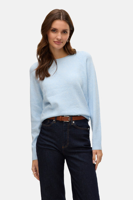 Trui met ronde hals blauw - VERO MODA®