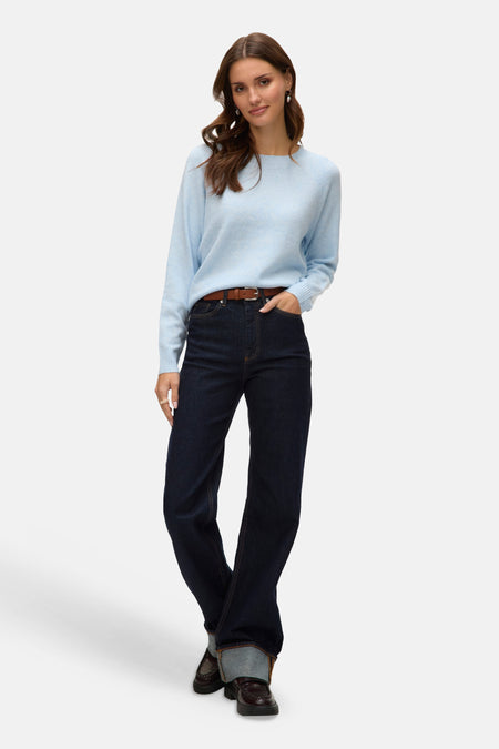 Trui met ronde hals blauw - VERO MODA®