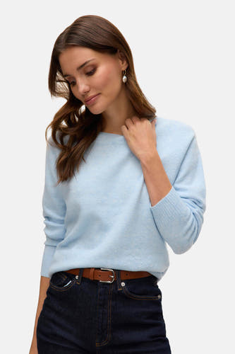 Pull col O - bleu