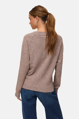 Pull O-hals - Cocoa Brown