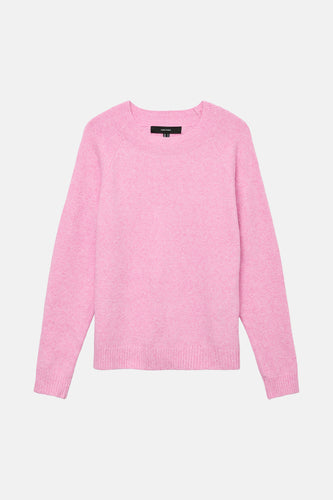 Pull met ronde hals - roze