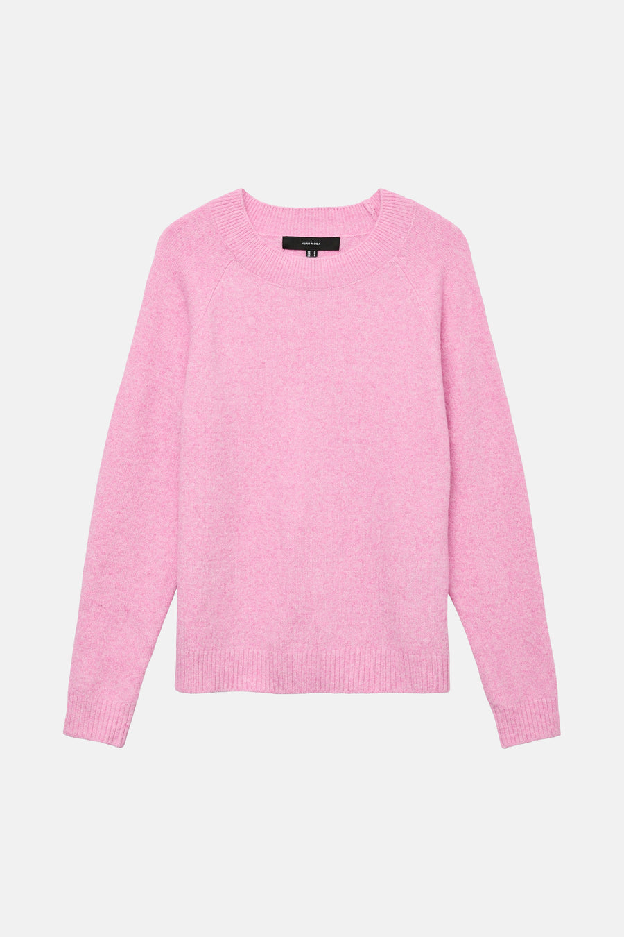 Pull met ronde hals - roze