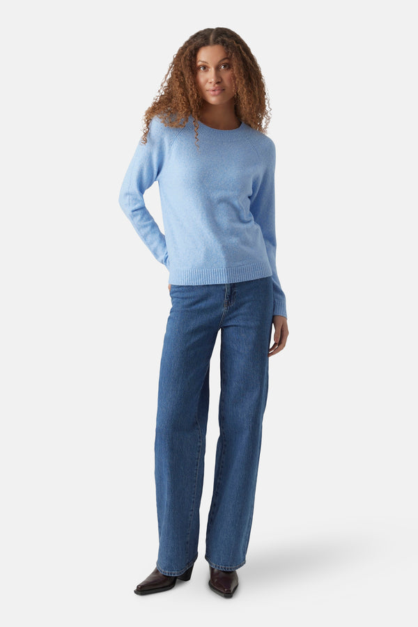 Trui met ronde hals Blauw - VERO MODA®