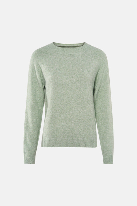 Pull met ronde hals - groen