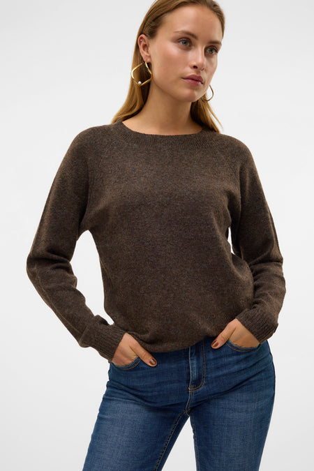 VMDOFFY LS O-NECK BLOUSE GA NOOS