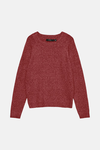 Pull à col rond - rouge - VERO MODA®