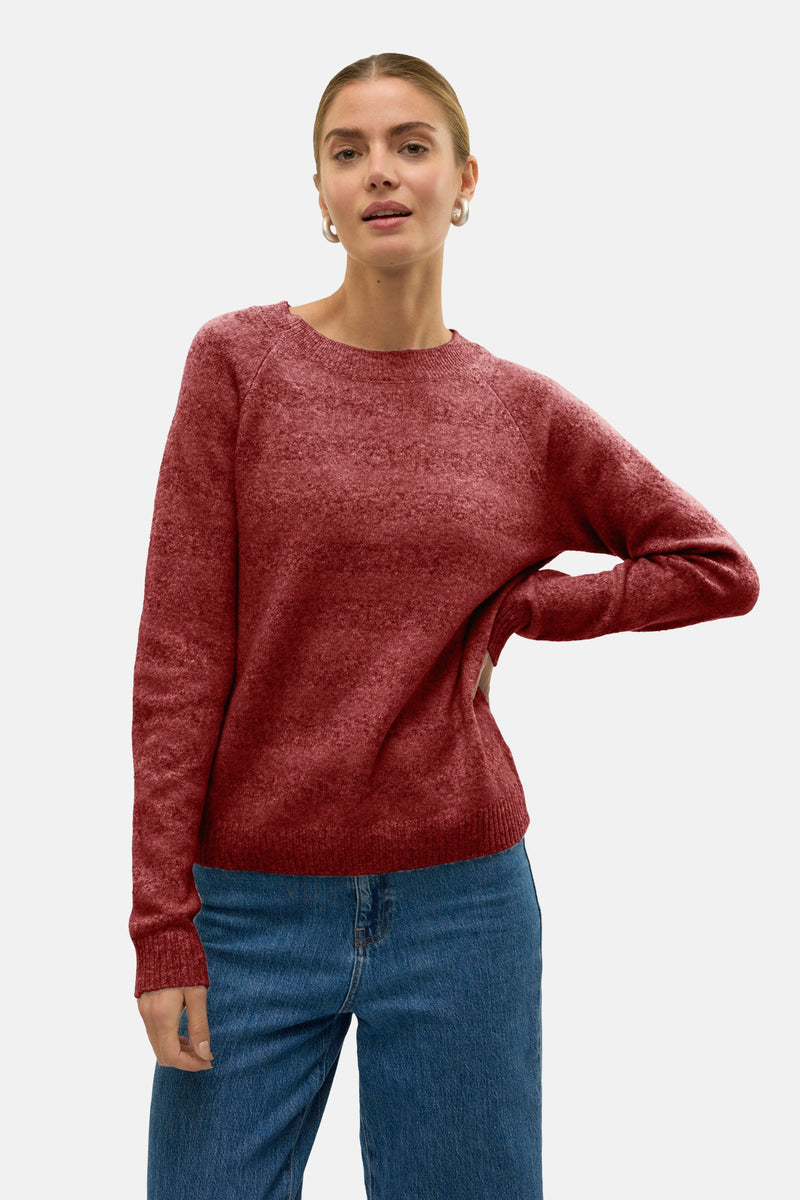 VMDOFFY LS O-NECK BLOUSE GA NOOS