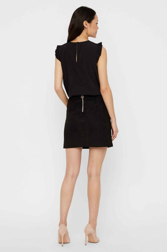 VMDONNADINA FAUXSUEDE SHORT SKIRT NOOS - VERO MODA®