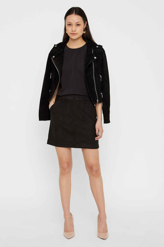 VMDONNADINA FAUXSUEDE SHORT SKIRT NOOS - VERO MODA®