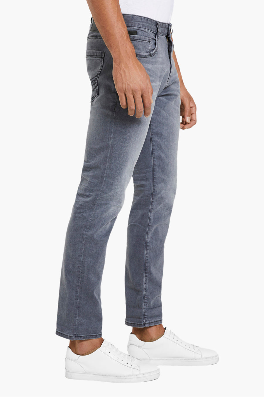 JOSH - mid grey denim - TOM TAILOR