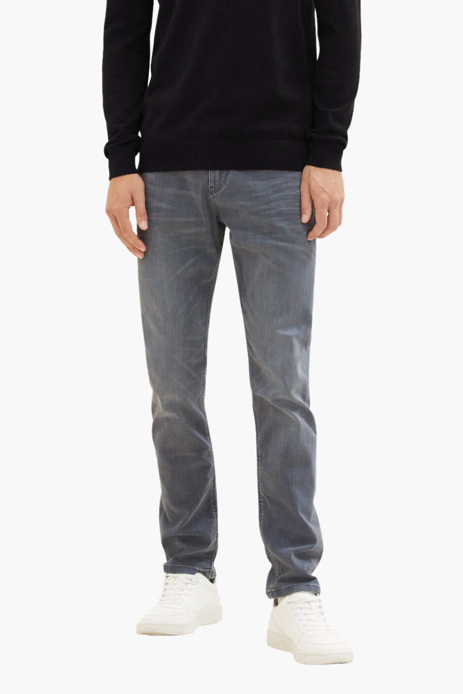 JOSH - mid grey denim - TOM TAILOR