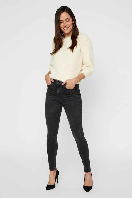 Skinny jeans - zwart