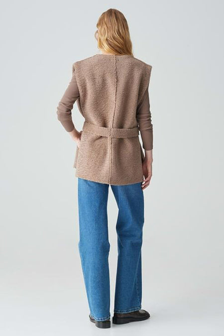Veste sans manches - brun
