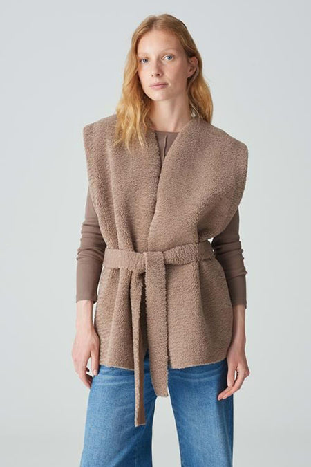 Veste sans manches - brun
