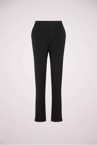 Pantalon de costume noir VERO MODA® avec pinces droites et ourlet à l'arrière.