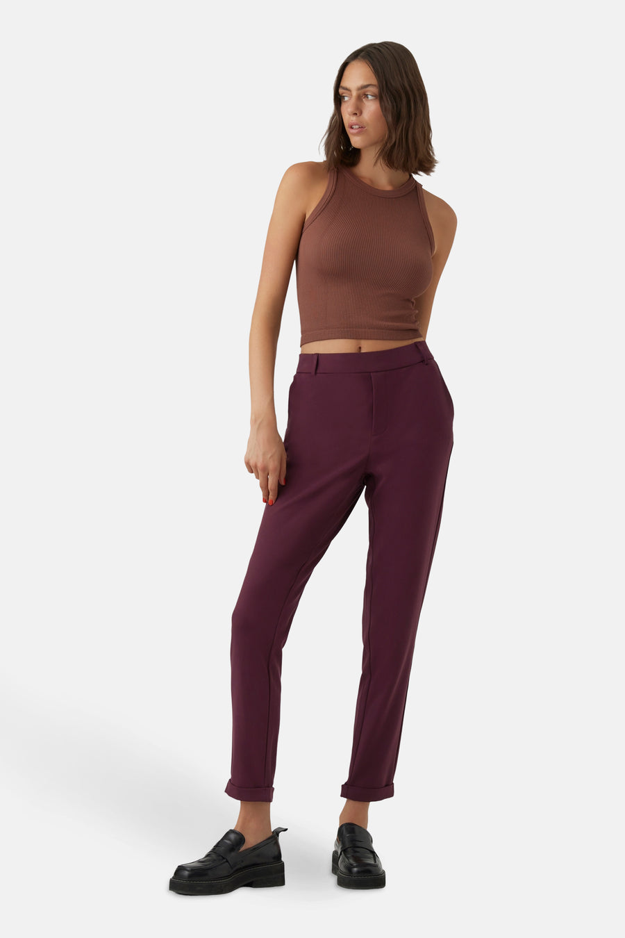 VMMAYA MW LOOSE SOLID PANT NOOS - VERO MODA®