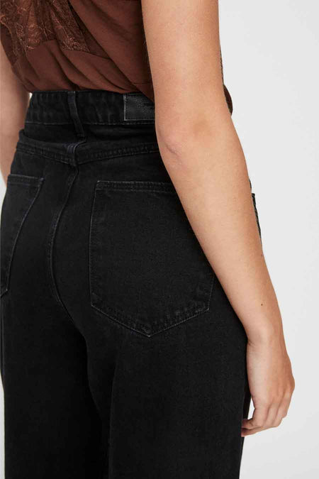 Wide jeans - zwart