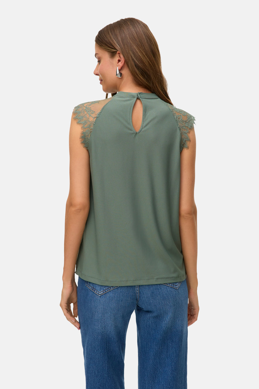 Blouse à manches courtes - vert - VERO MODA®