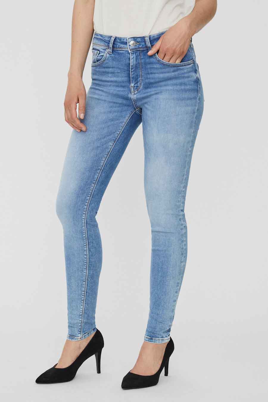 Slim jeans - light blue denim
