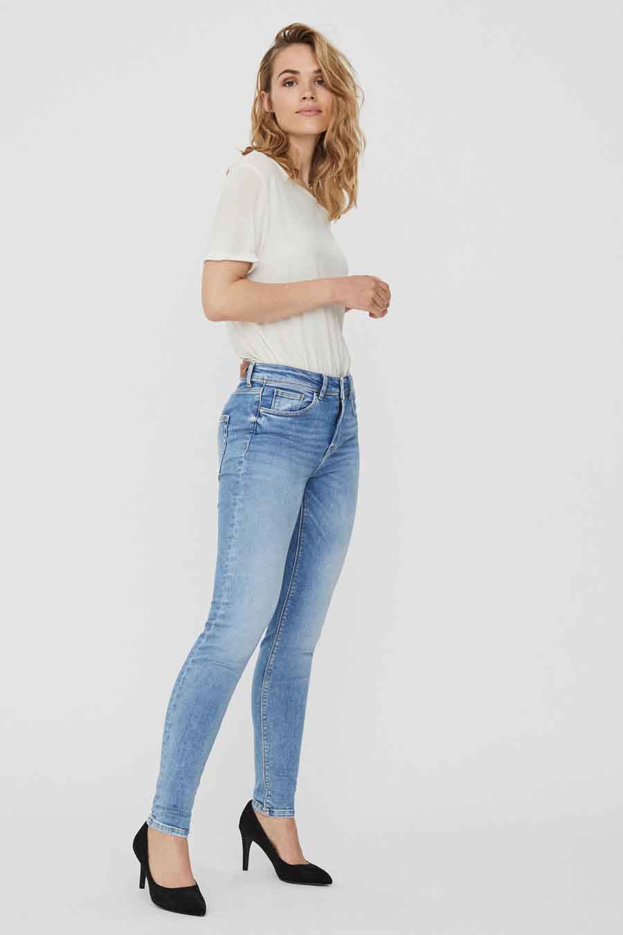 Slim jeans - light blue denim