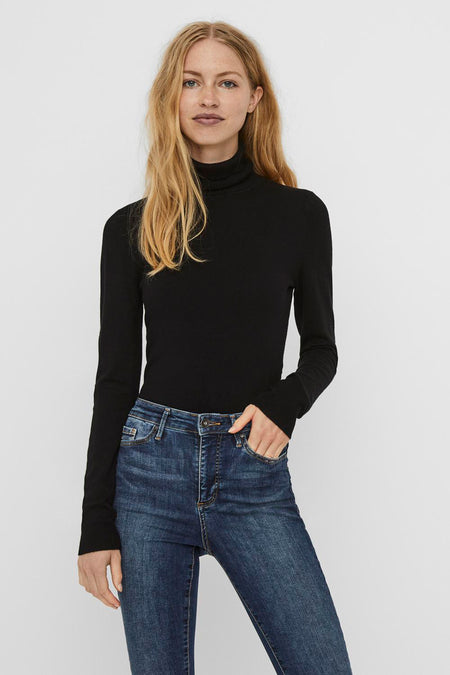VMGLORY LS ROLLNECK BLOUSE GA NOOS