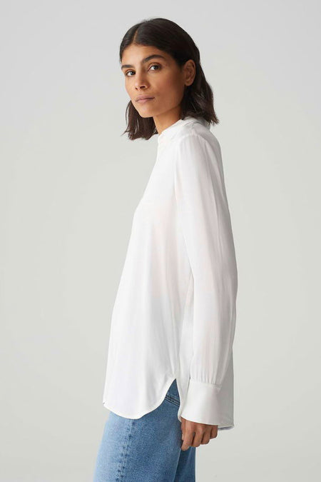 Blouse (lange mouwen) Wit - OPUS