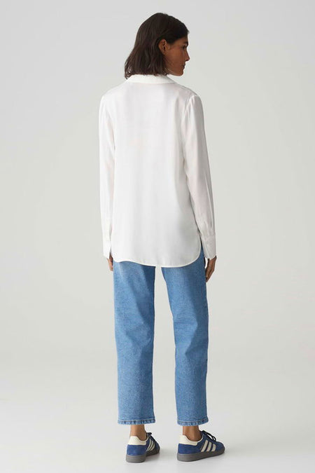 Blouse (lange mouwen) Wit - OPUS