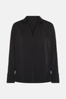 Blouse (lange mouwen) Zwart - OPUS