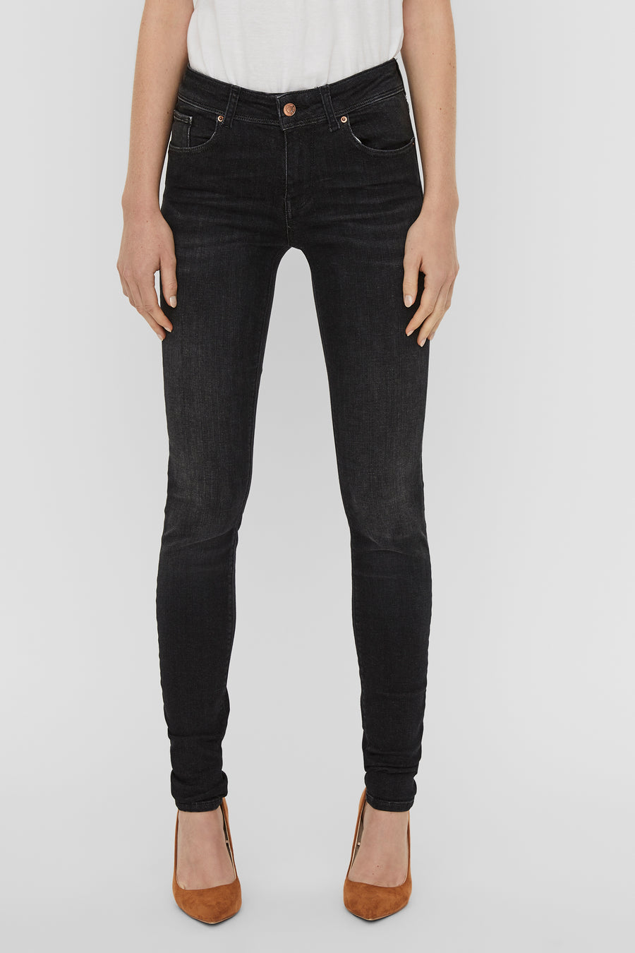LUX - dark grey denim - VERO MODA®