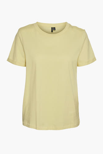 T-shirt met korte mouwen - geel